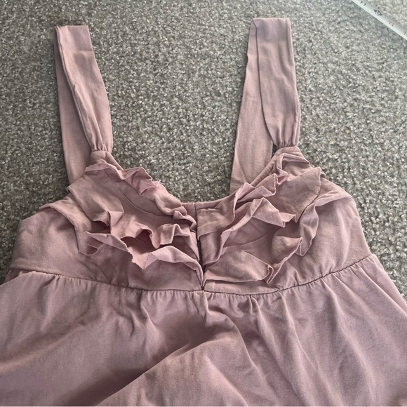 Free People BEACH VALLEY Boho Sleeveless Ruffle Mini Dress Size Large MSRP $128 - Picture 6 of 13